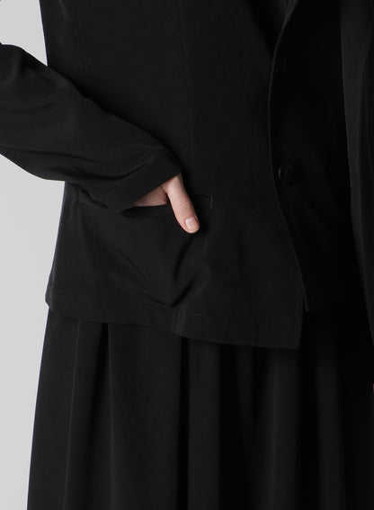 CREPE de CHINE 2 LAYER JACKET