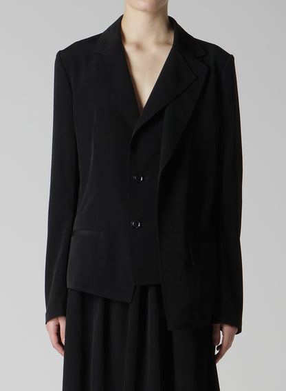 CREPE de CHINE 2 LAYER JACKET