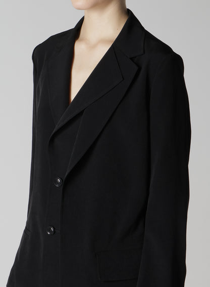 CREPE de CHINE 2 LAYER JACKET