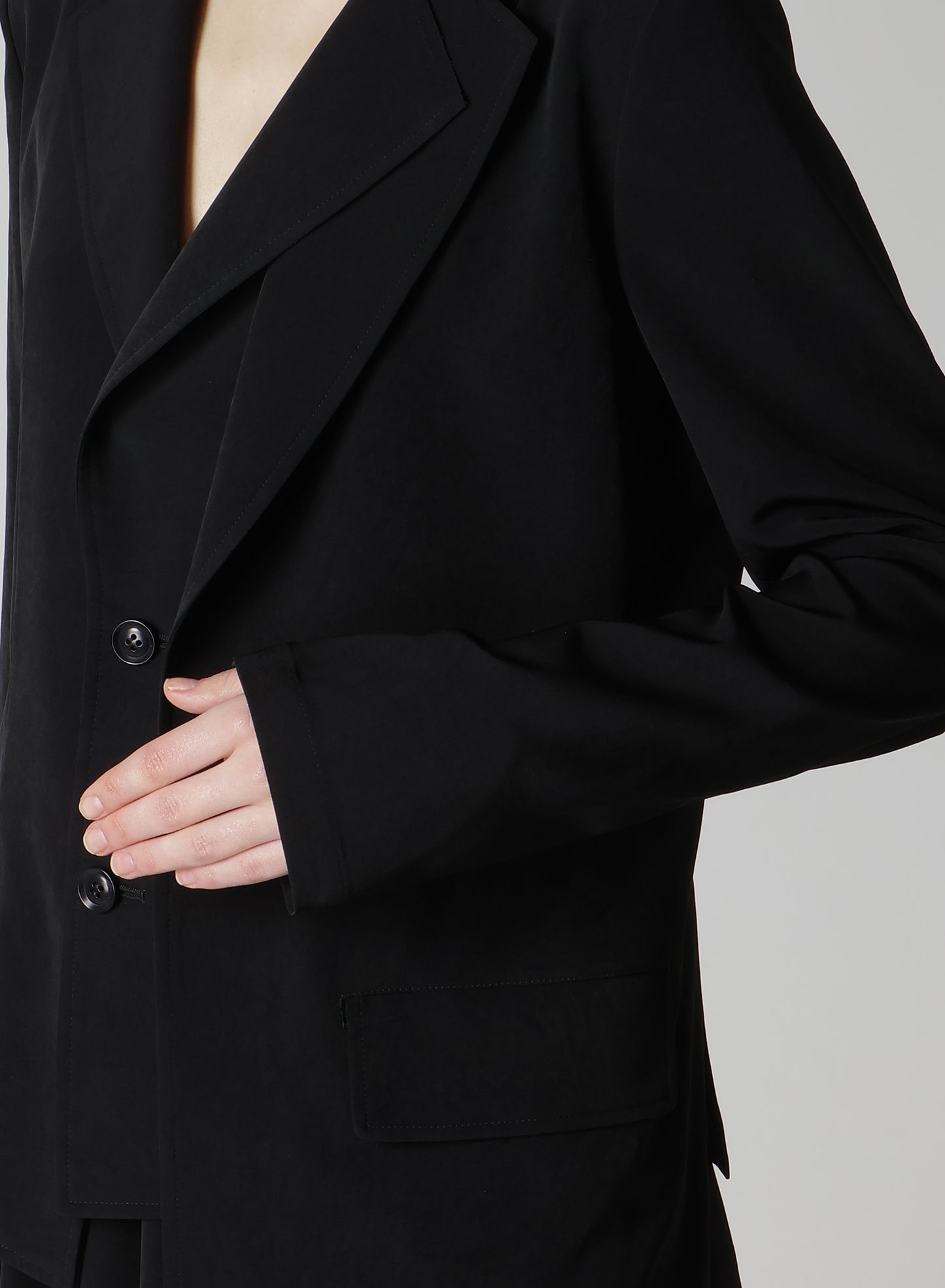 CREPE de CHINE 2 LAYER JACKET