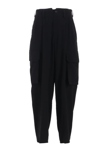CREPE de CHINE CARGO PANTS