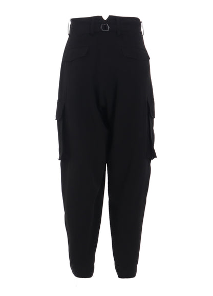 CREPE de CHINE CARGO PANTS