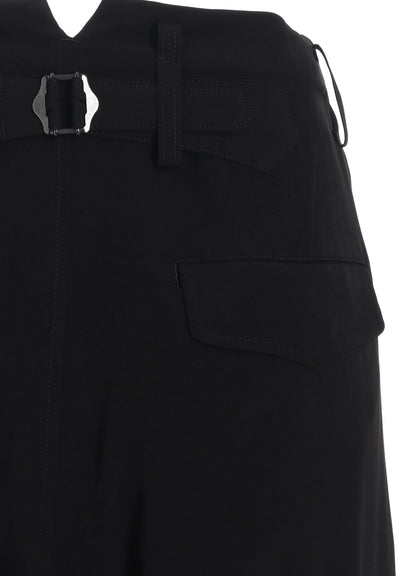 CREPE de CHINE CARGO PANTS