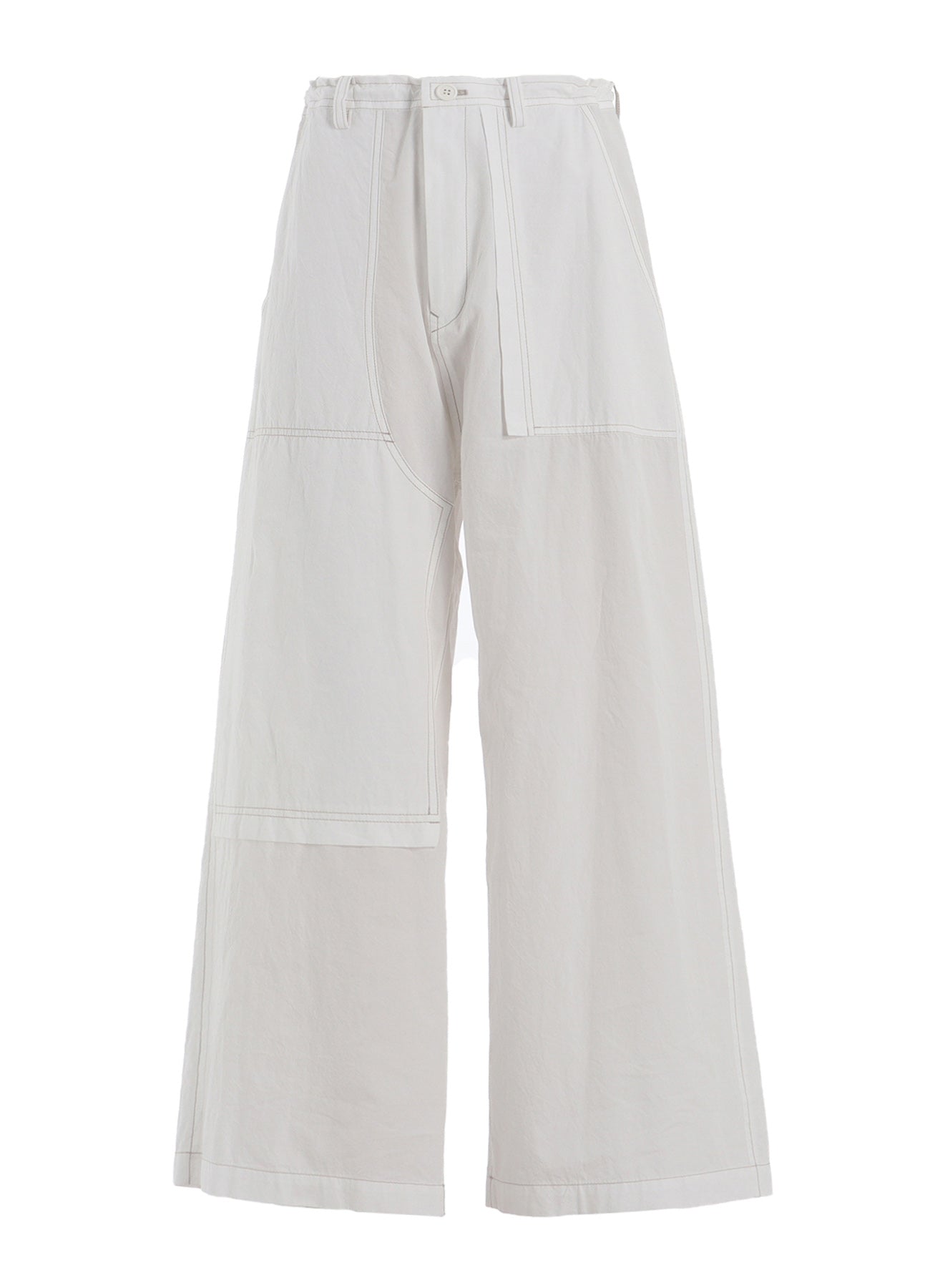 COTTON LINEN DUMP STRAIGHT PANTS