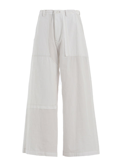 COTTON LINEN DUMP STRAIGHT PANTS