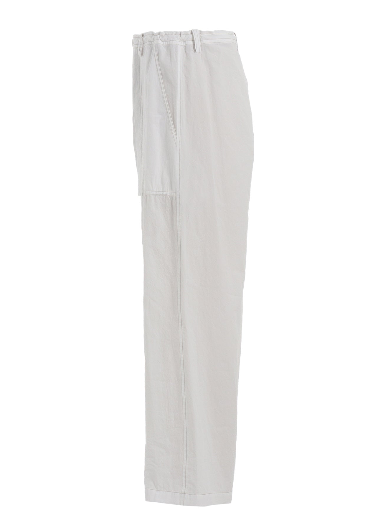 COTTON LINEN DUMP STRAIGHT PANTS