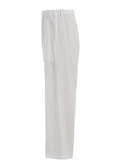 COTTON LINEN DUMP STRAIGHT PANTS