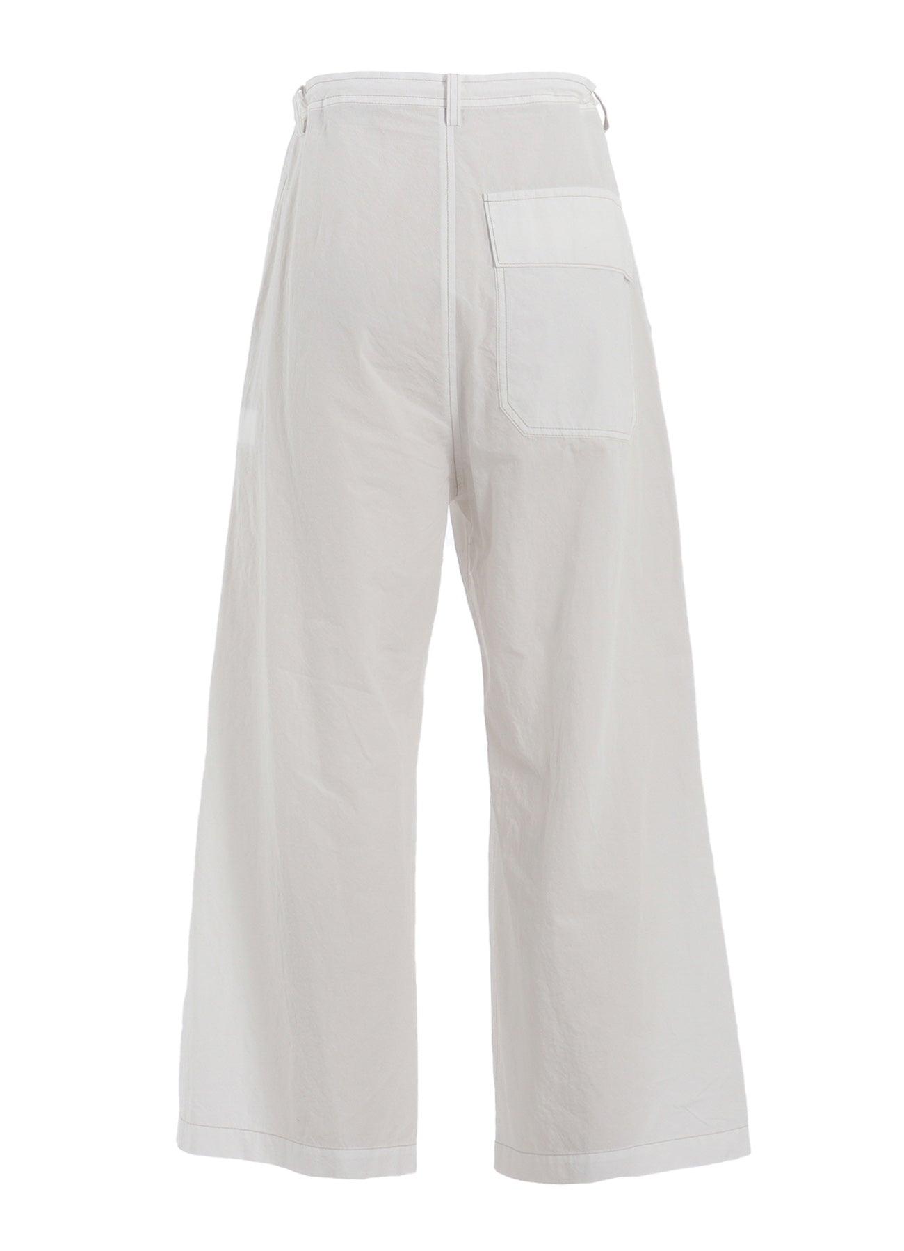 COTTON LINEN DUMP STRAIGHT PANTS