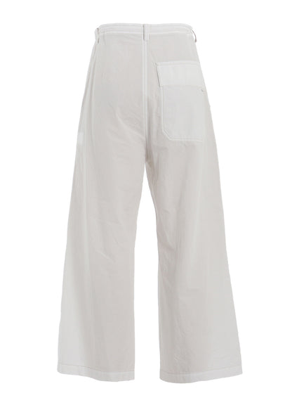 COTTON LINEN DUMP STRAIGHT PANTS