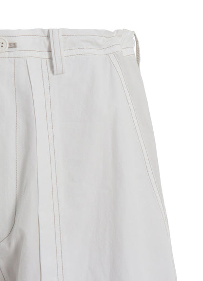 COTTON LINEN DUMP STRAIGHT PANTS