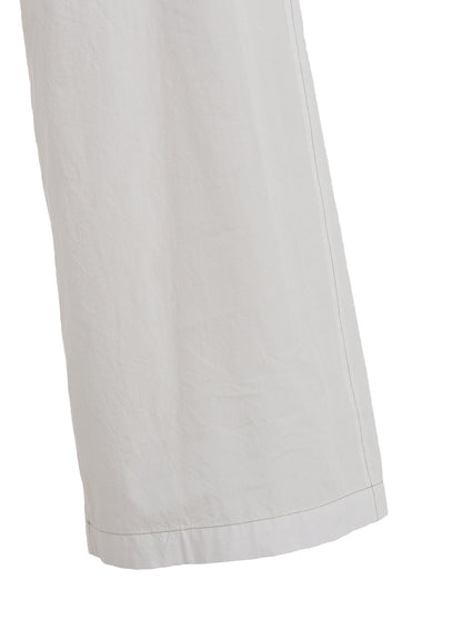 COTTON LINEN DUMP STRAIGHT PANTS