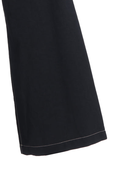 COTTON LINEN DUMP STRAIGHT PANTS