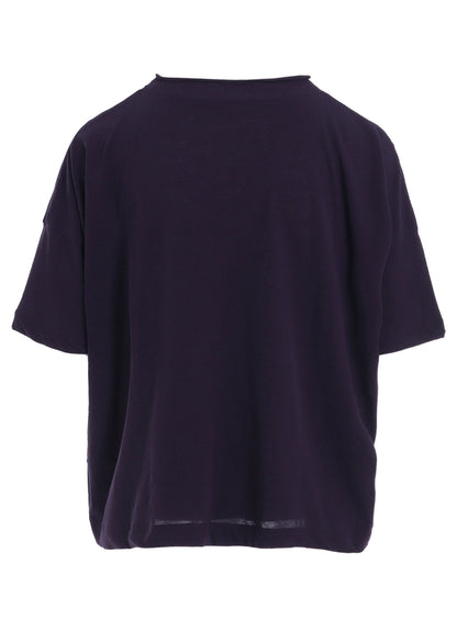 60/- COTTON  HARD TWISTED HALF SLEEVE T