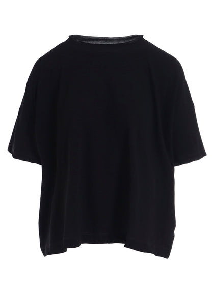 60/- COTTON  HARD TWISTED HALF SLEEVE T