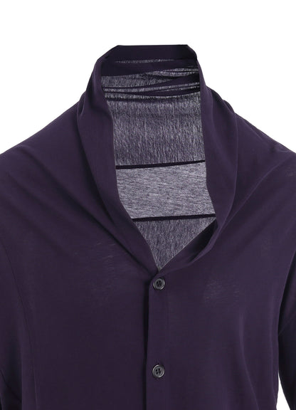 60/- COTTON  HARD TWISTED LONG SLEEVE CARDIGAN