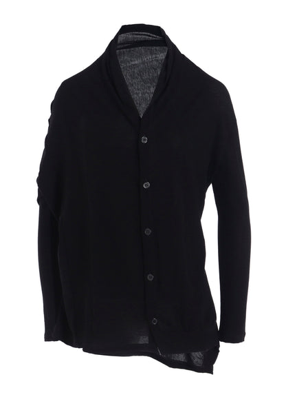 60/- COTTON  HARD TWISTED LONG SLEEVE CARDIGAN