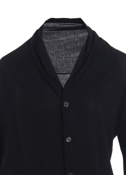 60/- COTTON  HARD TWISTED LONG SLEEVE CARDIGAN