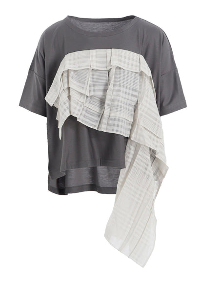 LYOCELL/COTTON HALF SLEEVE T