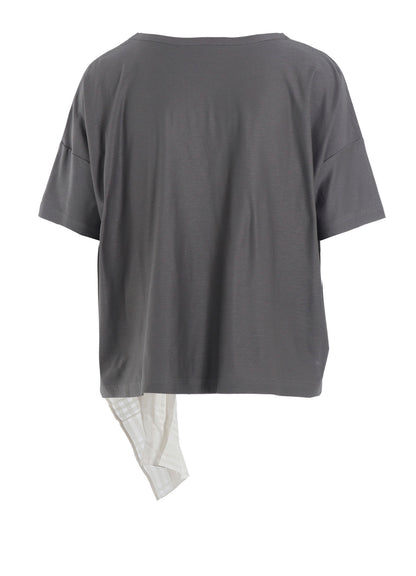 LYOCELL/COTTON HALF SLEEVE T