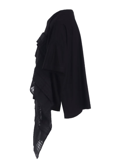 LYOCELL/COTTON HALF SLEEVE T