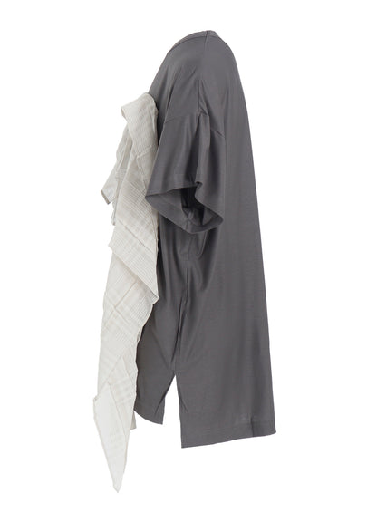 LYOCELL/COTTON  HALF SLEEVE LONG T