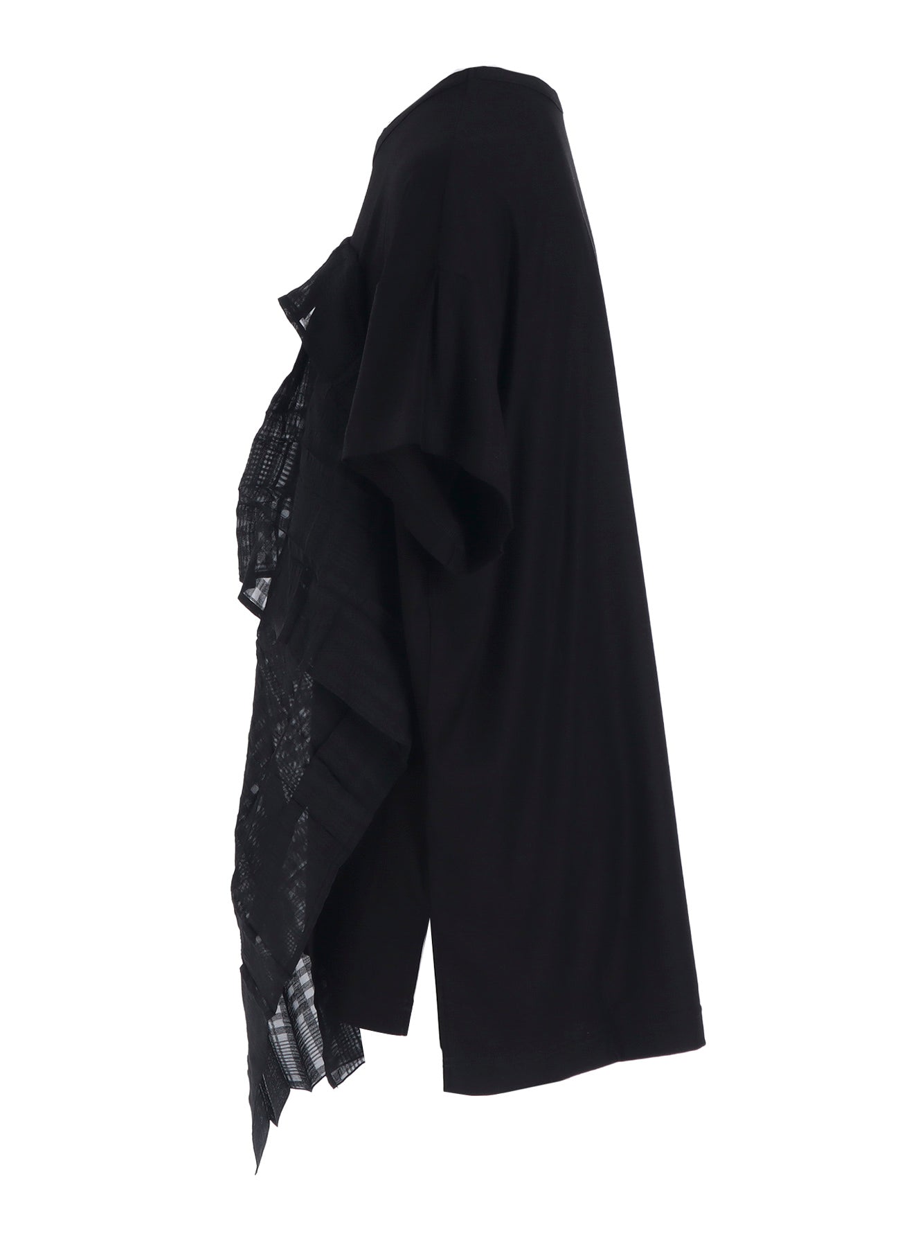 LYOCELL/COTTON HALF SLEEVE LONG T