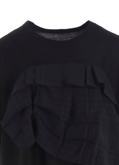 LYOCELL/COTTON  HALF SLEEVE LONG T