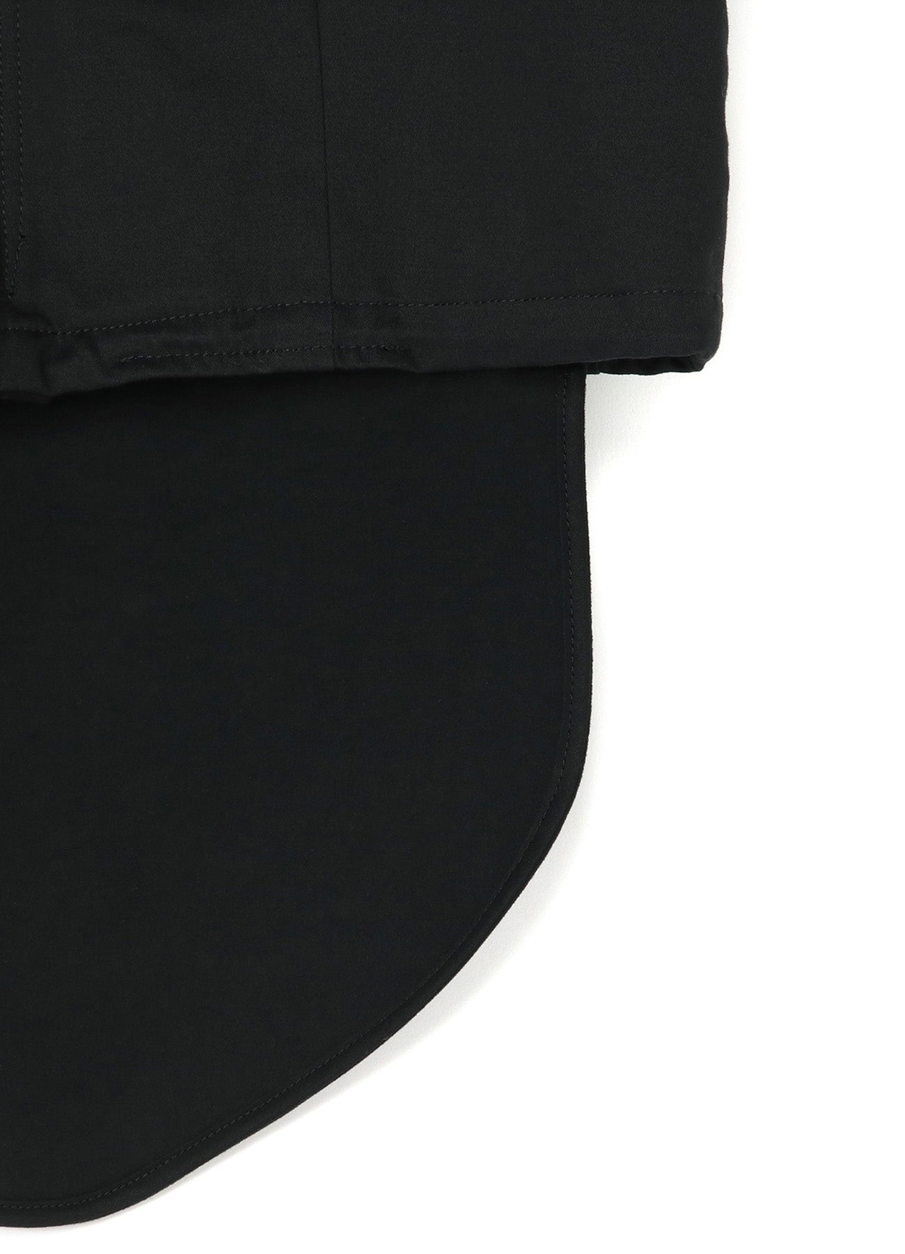 COTTON SATIN+COTTON WOOL LIGHT SERGE PILOT JACKET