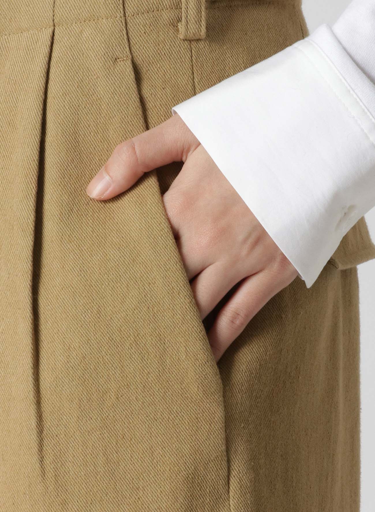 COTTON LINEN SUNDRIED WASHER CUT OF PANTS