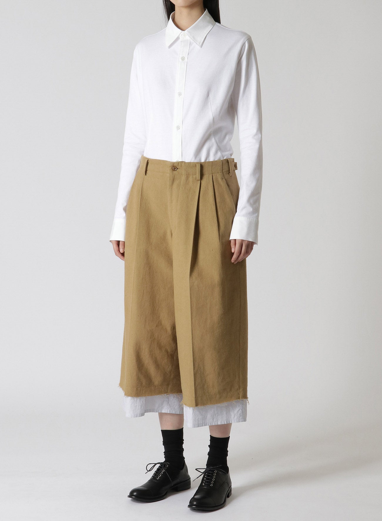 COTTON LINEN SUNDRIED WASHER CUT OF PANTS