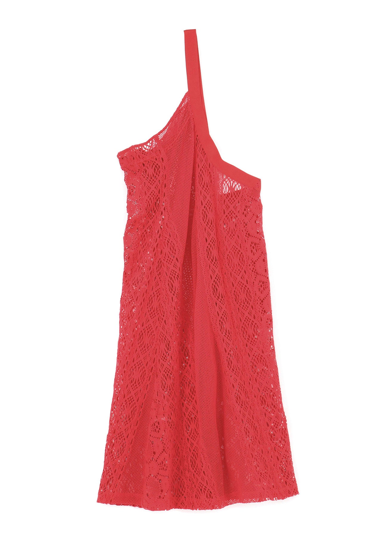 PATCHED TORCHON LACE SINGLE STRAP DRESS
