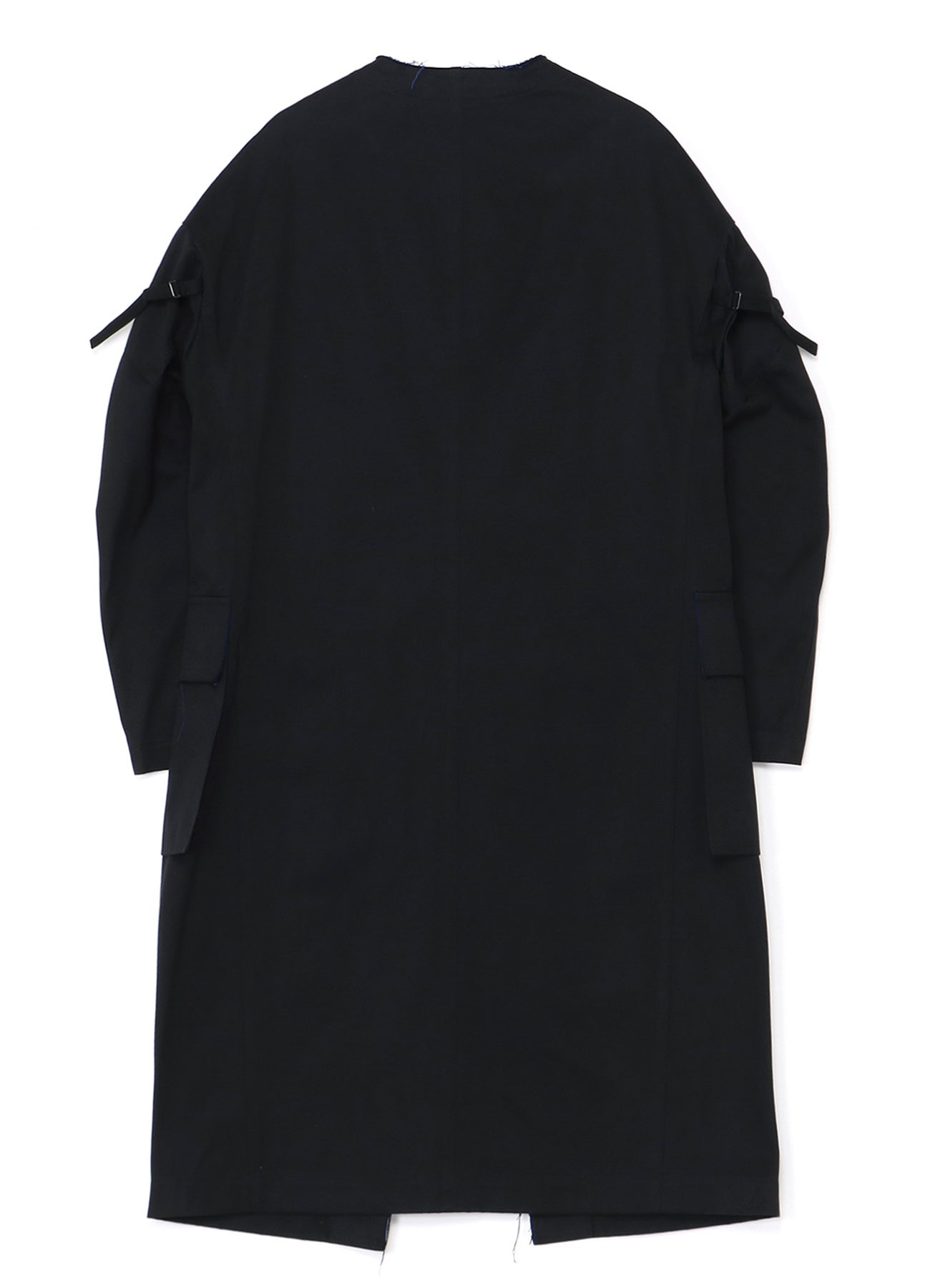 DOUBLE FACED TWILL NO COLLAR COAT