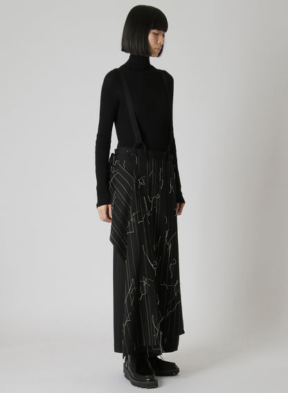 WOOL SUSPENDER PANTS