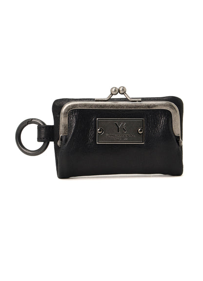 LEATHER KEY CASE W/ METAL CLASP