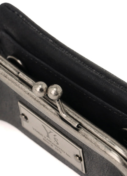 LEATHER KEY CASE W/ METAL CLASP