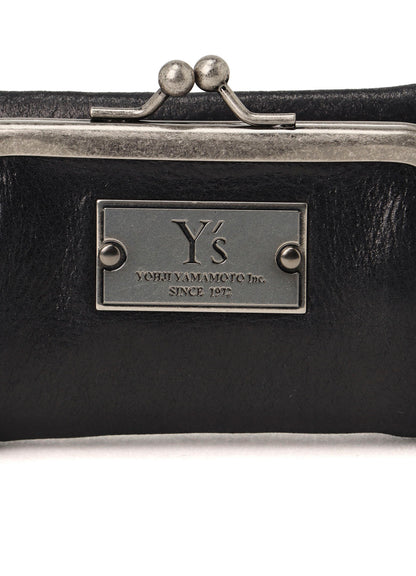 LEATHER KEY CASE W/ METAL CLASP