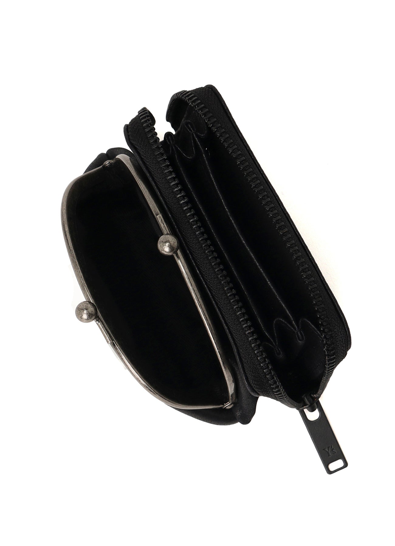 LEATHER WALLET W/ METAL CLASP