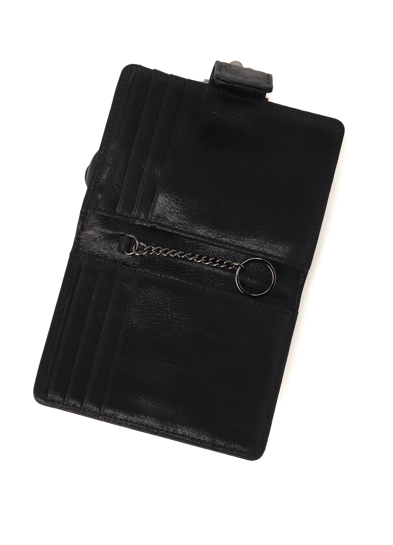 LEATHER CARD CASE W/ METAL CLASP