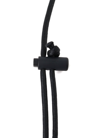 COTTON LINEN TWILL / LEATHER POUCH