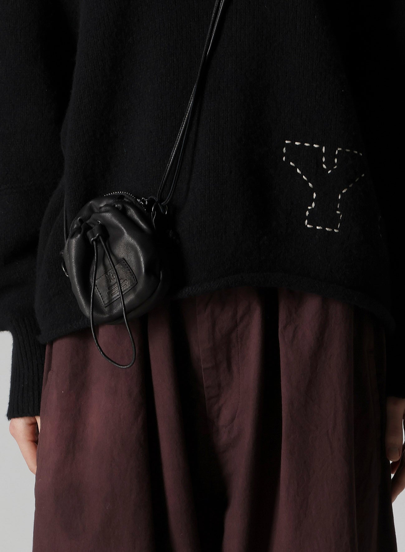 SOFT WATER-DYED LEATHER POUCH