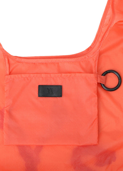 Y'S LOGO STITCH NYLON SHOPPING BAG