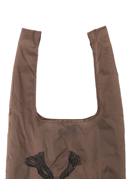 Y'S LOGO STITCH NYLON SHOPPING BAG