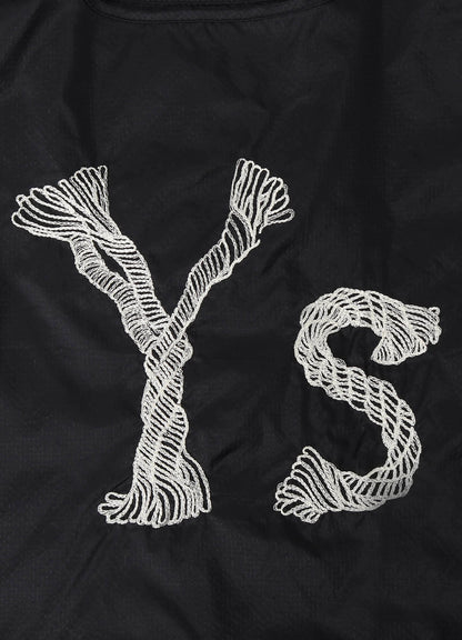 Y'S LOGO STITCH NYLON SHOPPING BAG