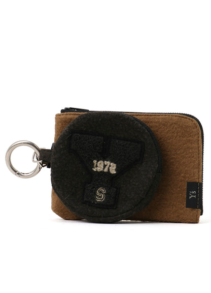 Y'S FLEECE DOUBLE POUCH