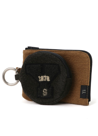 Y'S FLEECE DOUBLE POUCH