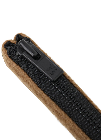 Y'S FLEECE DOUBLE POUCH