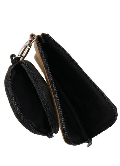 Y'S FLEECE DOUBLE POUCH