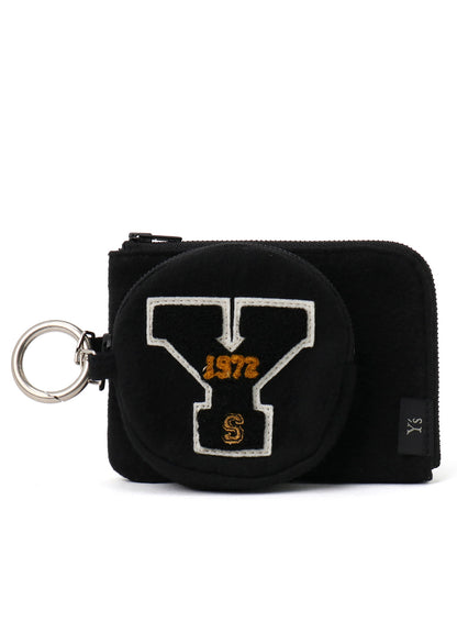 Y'S FLEECE DOUBLE POUCH