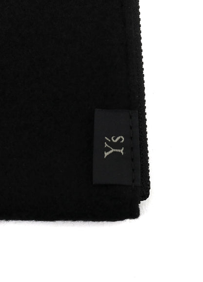 Y'S FLEECE DOUBLE POUCH