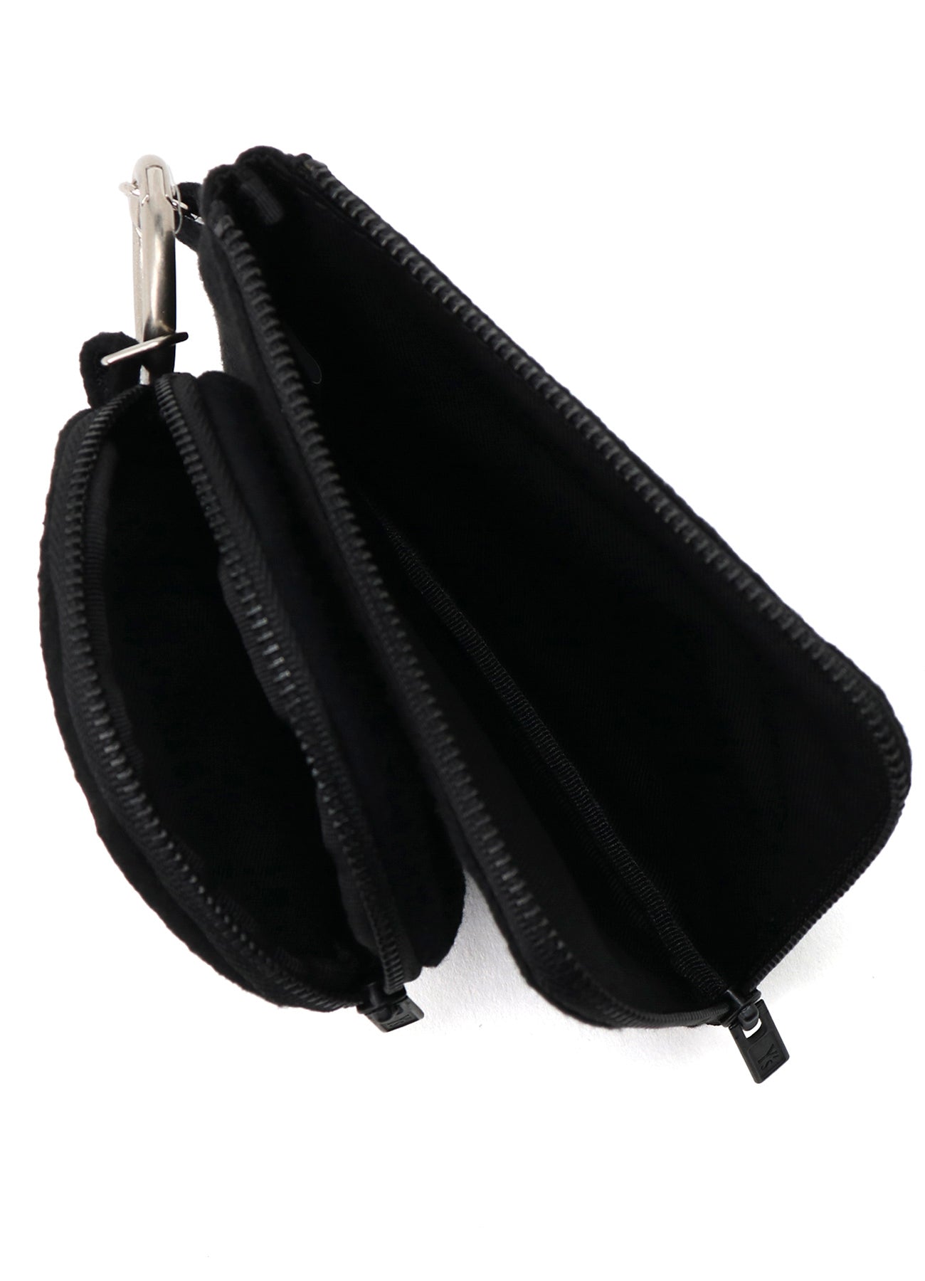 Y'S FLEECE DOUBLE POUCH